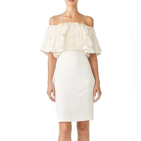Slate & Willow Golden Iris Off Shoulder Dress - Picture 1 of 6